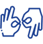 Icono servicio Lengua de señas
