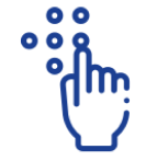 Icono servicio braille