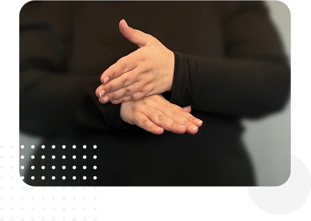 Interprete lenguaje de señas